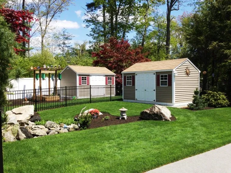 10x14 chateau vinyl shed built by Eastern Shed