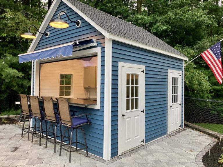 aspen bar shed built by Eastern Shed