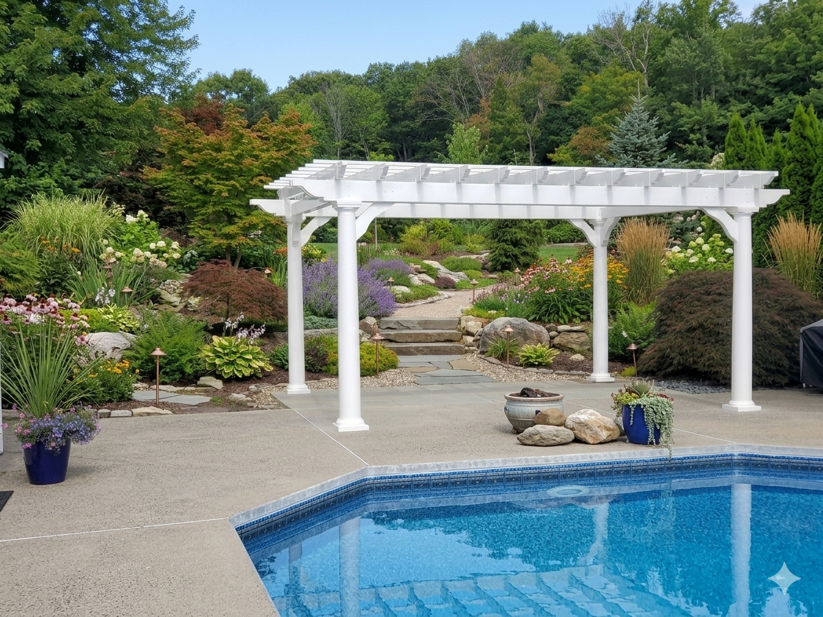 The Cozy Retreat Custom Built Pergola by Eastern Shed