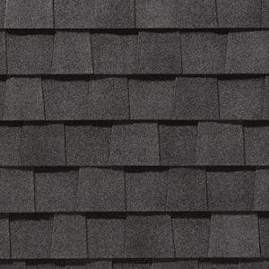Moire Black shingles