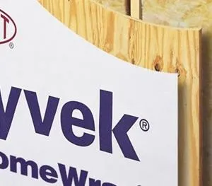 Plywood Sheathing with House Wrap - Pine, Cedar or PVC Trim