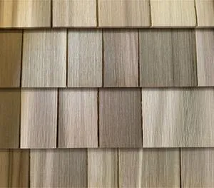Western Red Cedar Shakes with Cedar Trim